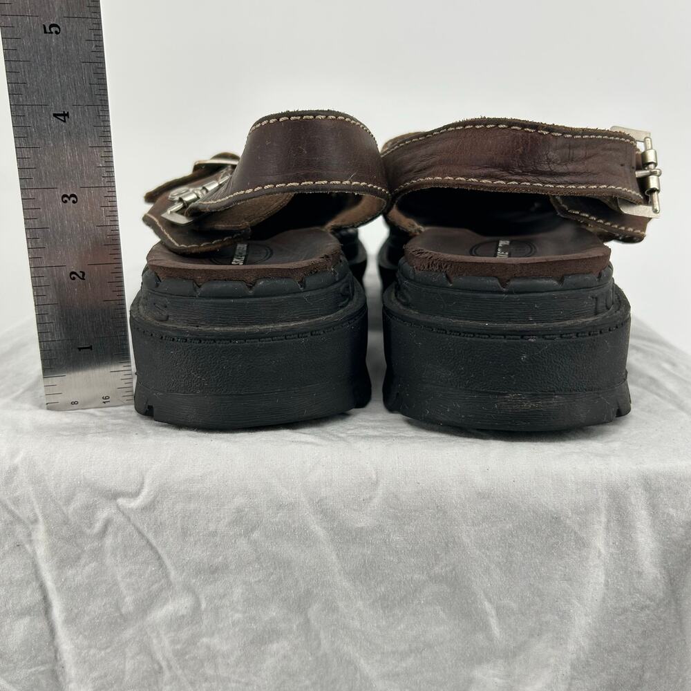 VTG 90s y2k Women's Skechers Buckle Chunky Platform Jammers Fisherman Sandals 9M - Picture 4 of 10